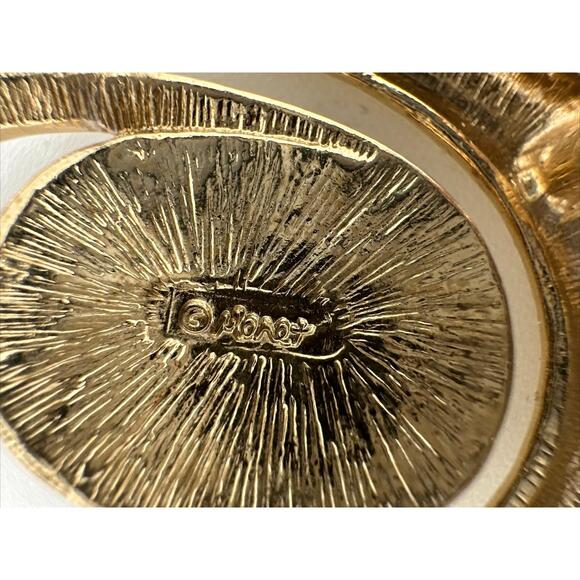 Monet Pearl Gold Brooch Vintage holiday elegant special occasion chic J-01-17 - Picture 10 of 11